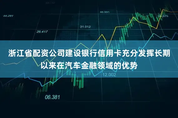 浙江省配资公司建设银行信用卡充分发挥长期以来在汽车金融领域的优势